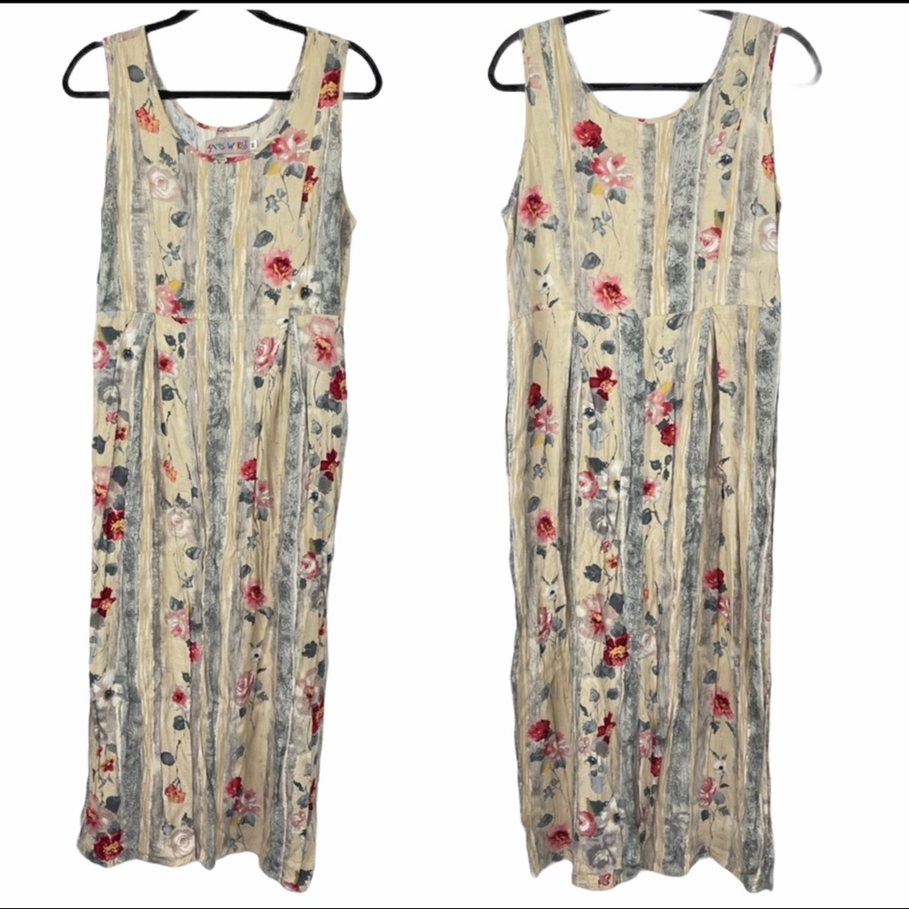 Jams World Antique Trellis Sleeveless Dress, sz M